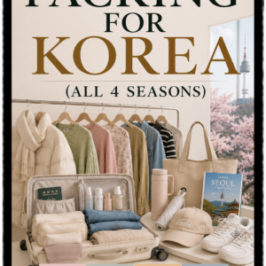 Packing for Korea (All 4 Seasons)