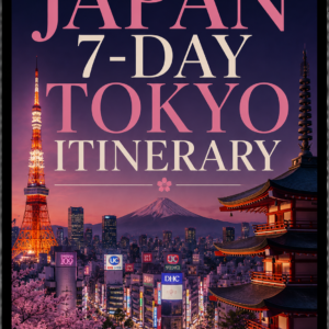 Japan 7-Day Tokyo Itinerary